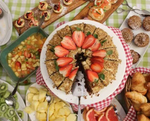 The brunch table