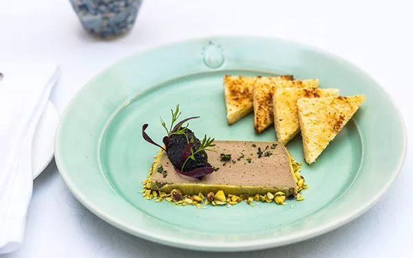 Chicken liver pâté, Chenin Blanc jelly